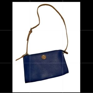 Authentic Tory Burch blue crossbody